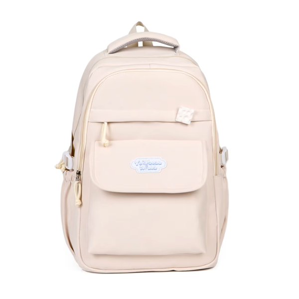 Σακίδιο πλάτης με θήκες 46x30x20cm λευκό S386