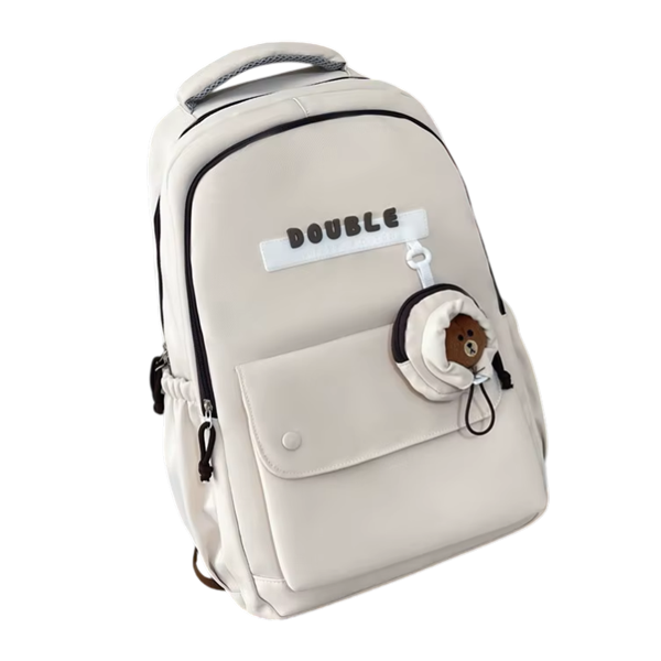 Σακίδιο πλάτης με θήκες 48x30x20cm μπεζ S379