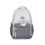 Σακίδιο πλάτης με θήκες 48x30x20cm γκρι S376