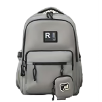 Σακίδιο πλάτης με θήκες 49x32x18cm γκρι 5215