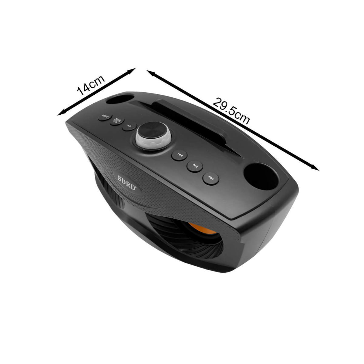 Ασύρματο Bluetooth Φορητό Ηχείο και Karaoke 2x3" με 2 Μικρόφωνα και Θύρες USB/TF/AUX SD-306S