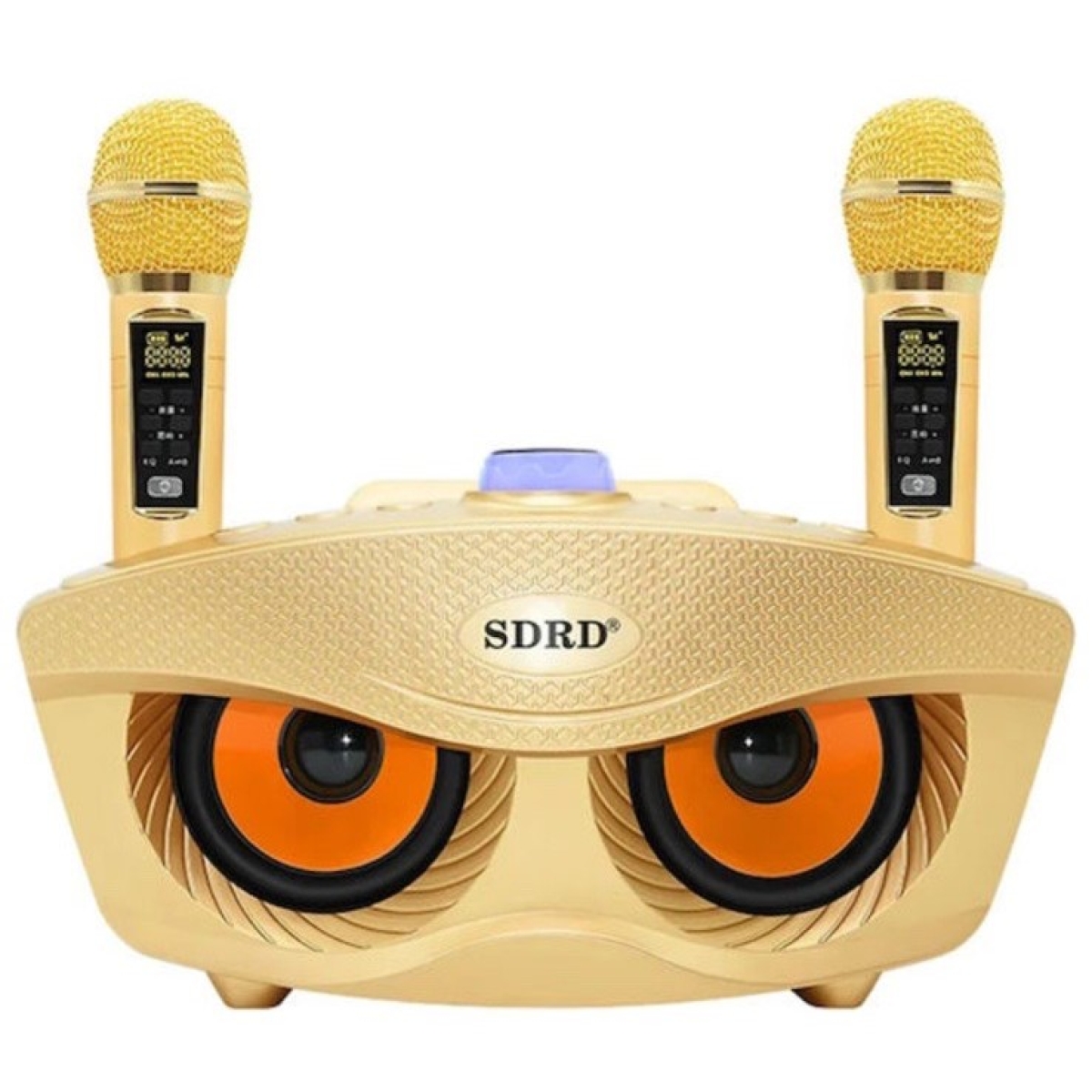Ασύρματο Bluetooth Φορητό Ηχείο και Karaoke 2x3" με 2 Μικρόφωνα και Θύρες USB/TF/AUX SD-306S