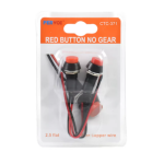 Σετ 2τμχ Διακόπτες/Κουμπιά 12mm 125V 3A Pervoi CTC-371 – Κόκκινο