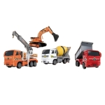Σετ 4 Οχήματα Κατασκευαστικών Έργων για Παιδιά 3+