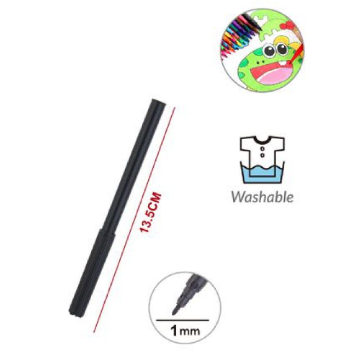 Σετ Μακαδόροι Νερού 12 Χρωμάτων Motarro MC130-12