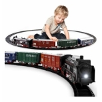 Σετ Παιχνίδι Τρένο 3 Βαγονιών, με Ράγες και Φωτισμό – Classic Train