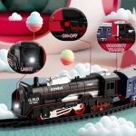 Σετ Παιχνίδι Τρένο 3 Βαγονιών, με Ράγες και Φωτισμό – Classic Train