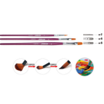 Σετ Πινέλα Ζωγραφικής 3 Τεμαχίων Motarro MP087