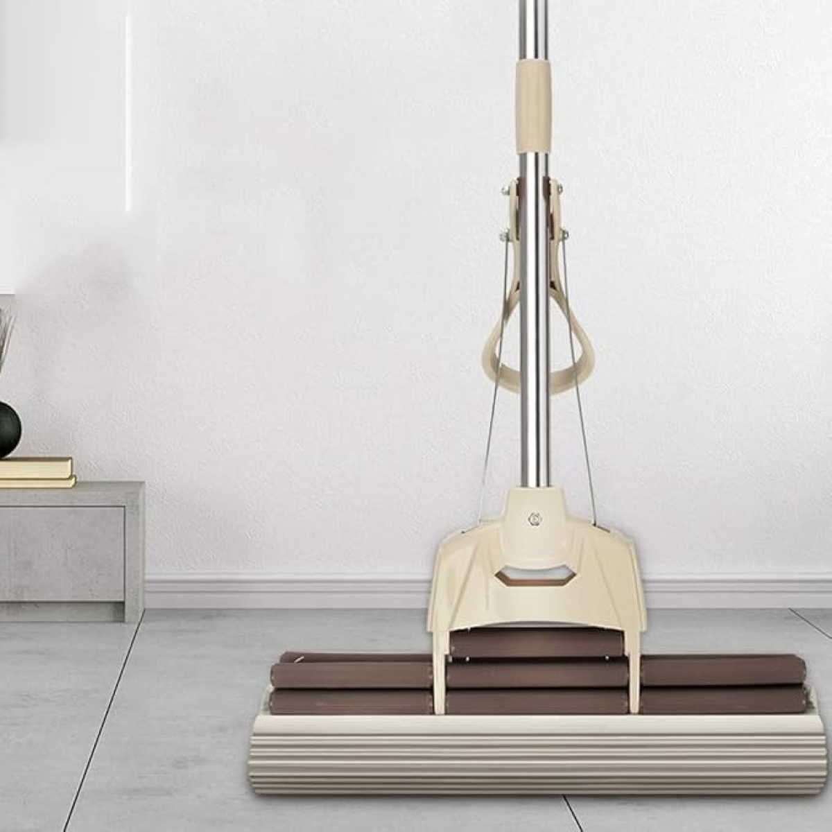 Σφουγγαρίστρα Με Σφουγγάρι Και Τηλεσκοπική Λαβή Από Ανοξείδωτο Ατσάλι 360° 2715