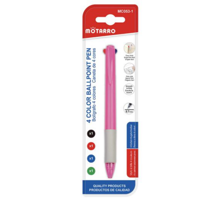 Στυλό 4 Χρωμάτων 0.7mm Motarro MC053-1