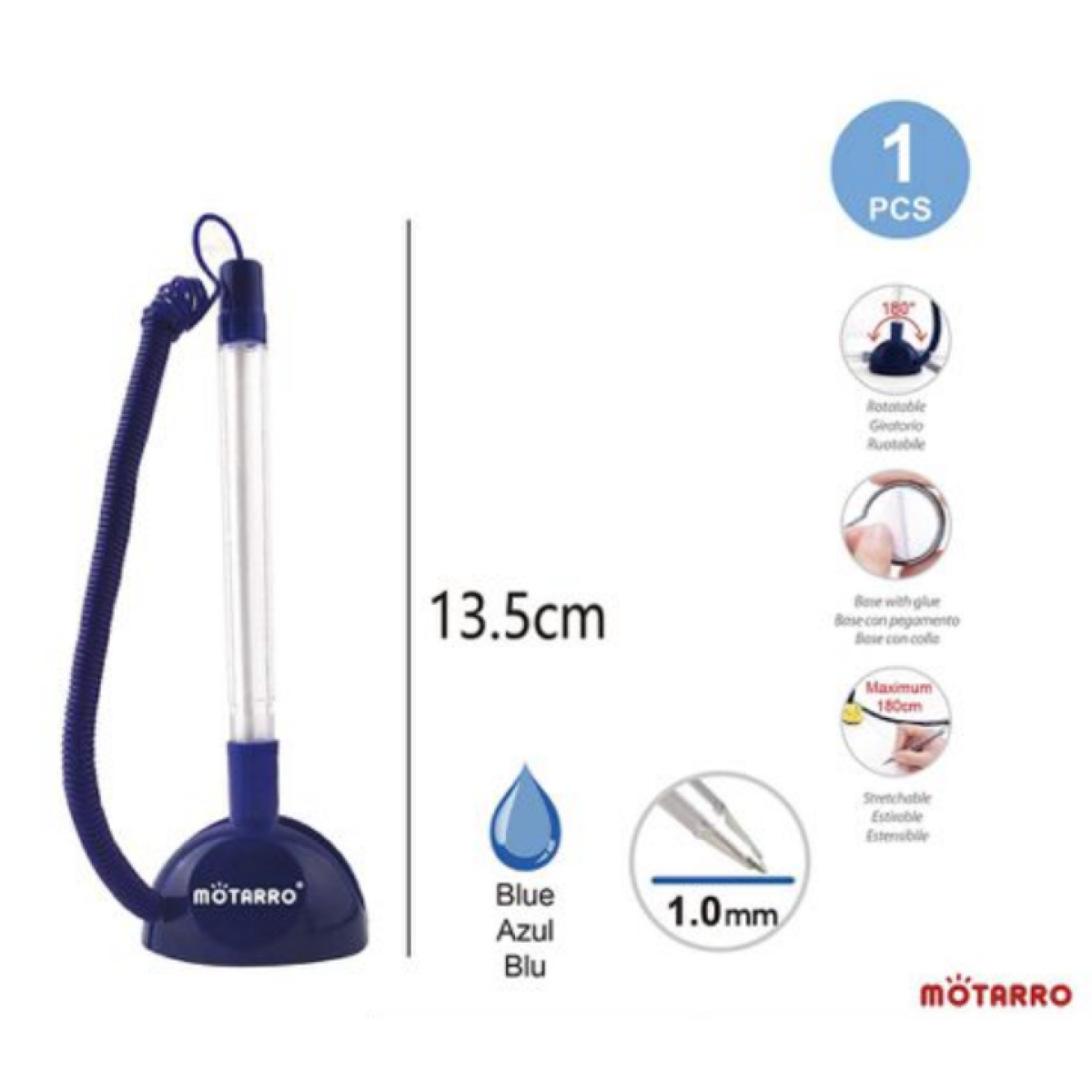 Στυλό Με Σπιράλ & Βάση Motarro MC076