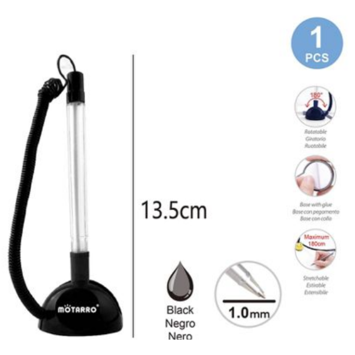 Στυλό Με Σπιράλ & Βάση Motarro MC076