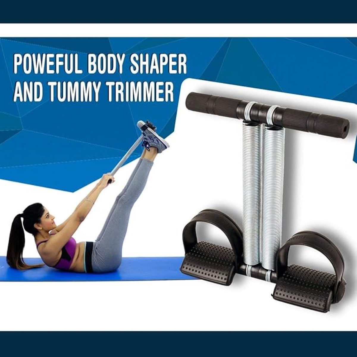 Σύστημα Εκγύμνασης Με Ελατήριο Tummy Trimmer Για Κοιλιά, Χέρια, Πλάτη Και Πόδια