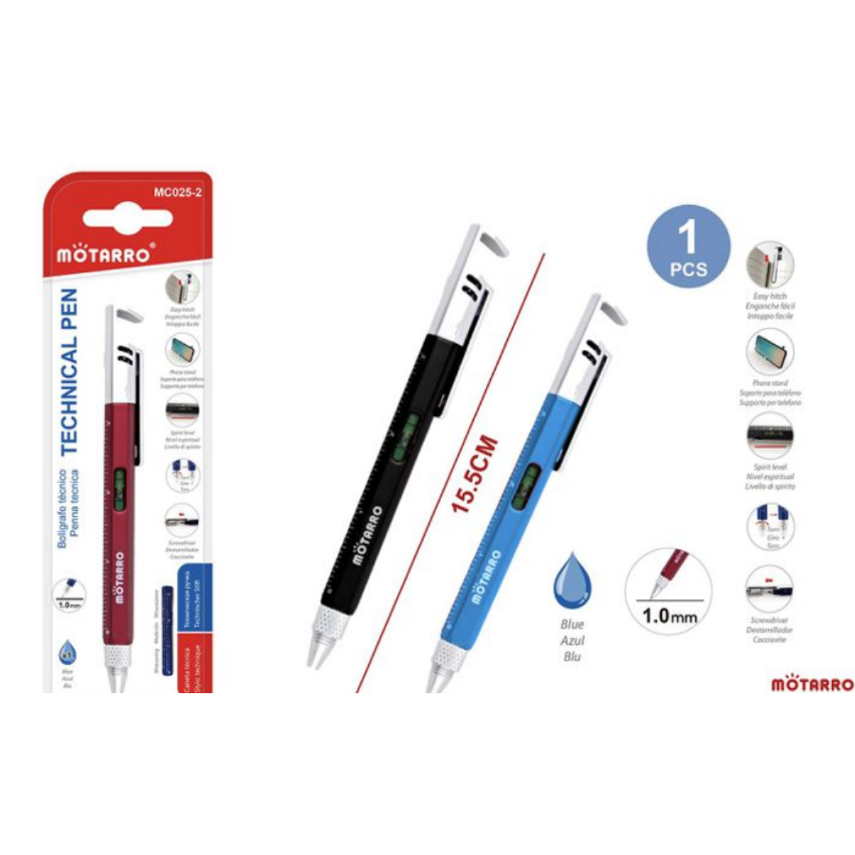 Τεχνικό Στυλό 1.0mm Motarro MC025-2