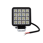 Τετράγωνος Προβολέας 16xLED Υψηλής Φωτεινότητας με διακόπτη