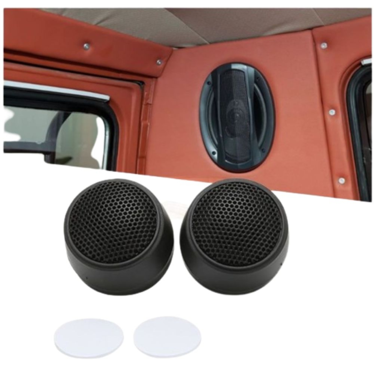 Tweeter Υψηλών Συχνοτήτων Dome Universal CTC-280G (46×28mm) – 2 Τεμάχια