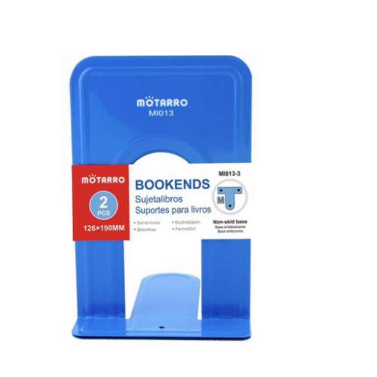 Βιβλιοστάτης 190x126mm Σετ 2 τμχ. Motarro MI013-3