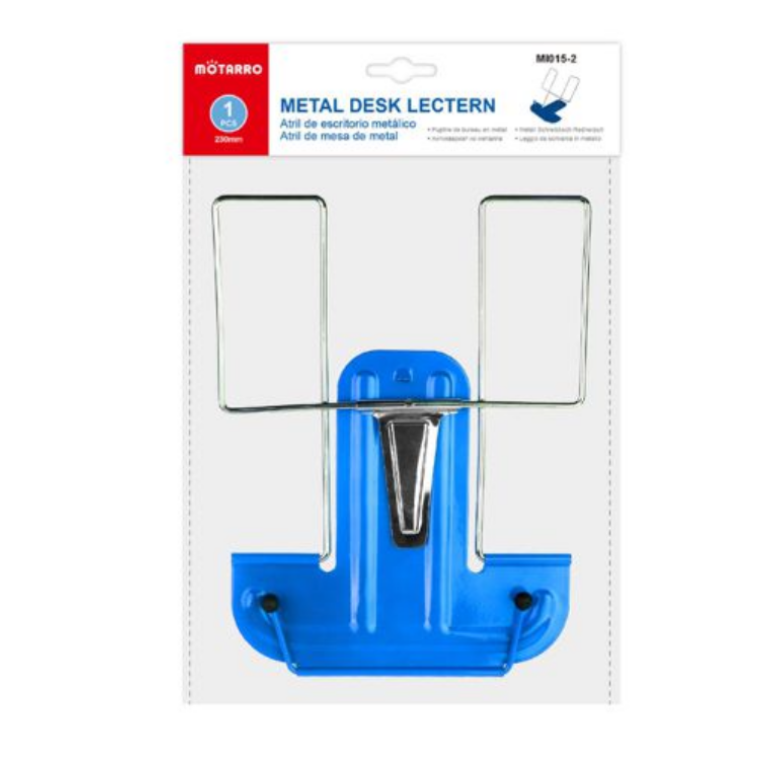 Βιβλιοστάτης Μεταλλικός Γραφείου 230mm Motarro MI015-2