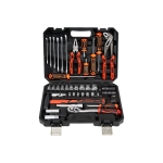 KINGQUEEN WIB-233 Σετ Καρυδάκια & Εργαλεία 58 τεμ. – 1/2'' & 1/4'', Cr-V