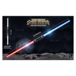Light Saber 658A-6 – Διπλό LED Φωτόσπαθο 122cm με Φωτισμό & Ήχο, Παιδικό Παιχνίδι 3+
