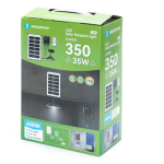 Aigostar Ηλιακό Κρεμαστό Φωτιστικό LED 35W 12V 3000mAh με Τηλεχειριστήριο – 6500K, Διάμετρος 15cm