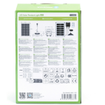 Aigostar Ηλιακό Κρεμαστό Φωτιστικό LED 35W 12V 3000mAh με Τηλεχειριστήριο – 6500K, Διάμετρος 15cm