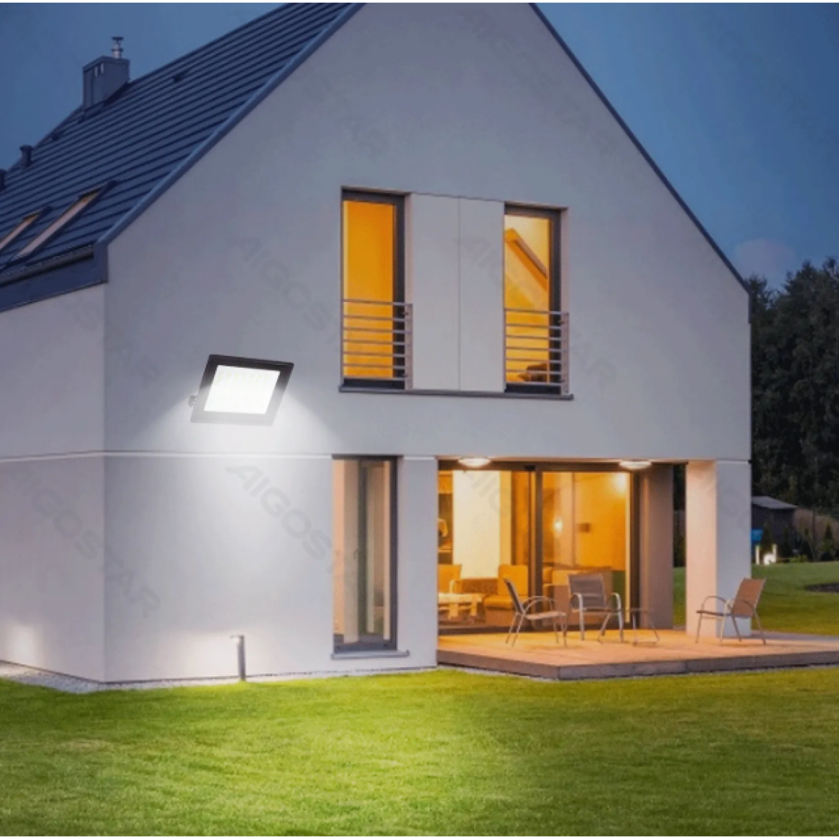 Aigostar LED Προβολέας 50W – 4300lm, 6500K, IP65, Αδιάβροχος Εξωτερικού & Εσωτερικού Χώρου