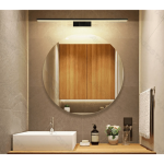 Aigostar LED Φωτιστικό Καθρέφτη 12W – 1250lm, 4000K, IP44, Τοίχου - Μαύρο/Ασημί
