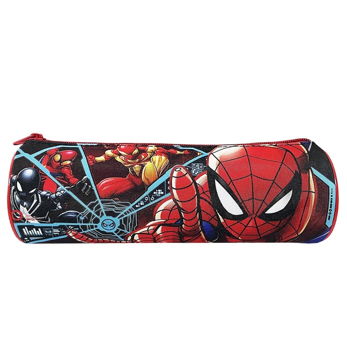 Κασετίνα Βαρελάκι Spiderman 23x8cm – Ανθεκτική Κασετίνα για Σχολικά Είδη