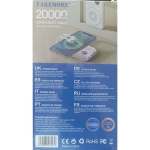Power Bank TAKEMORE R29 20000mAh 66W – USB-A & USB-C, Ασύρματη Μαγνητική Φόρτιση - Λευκό