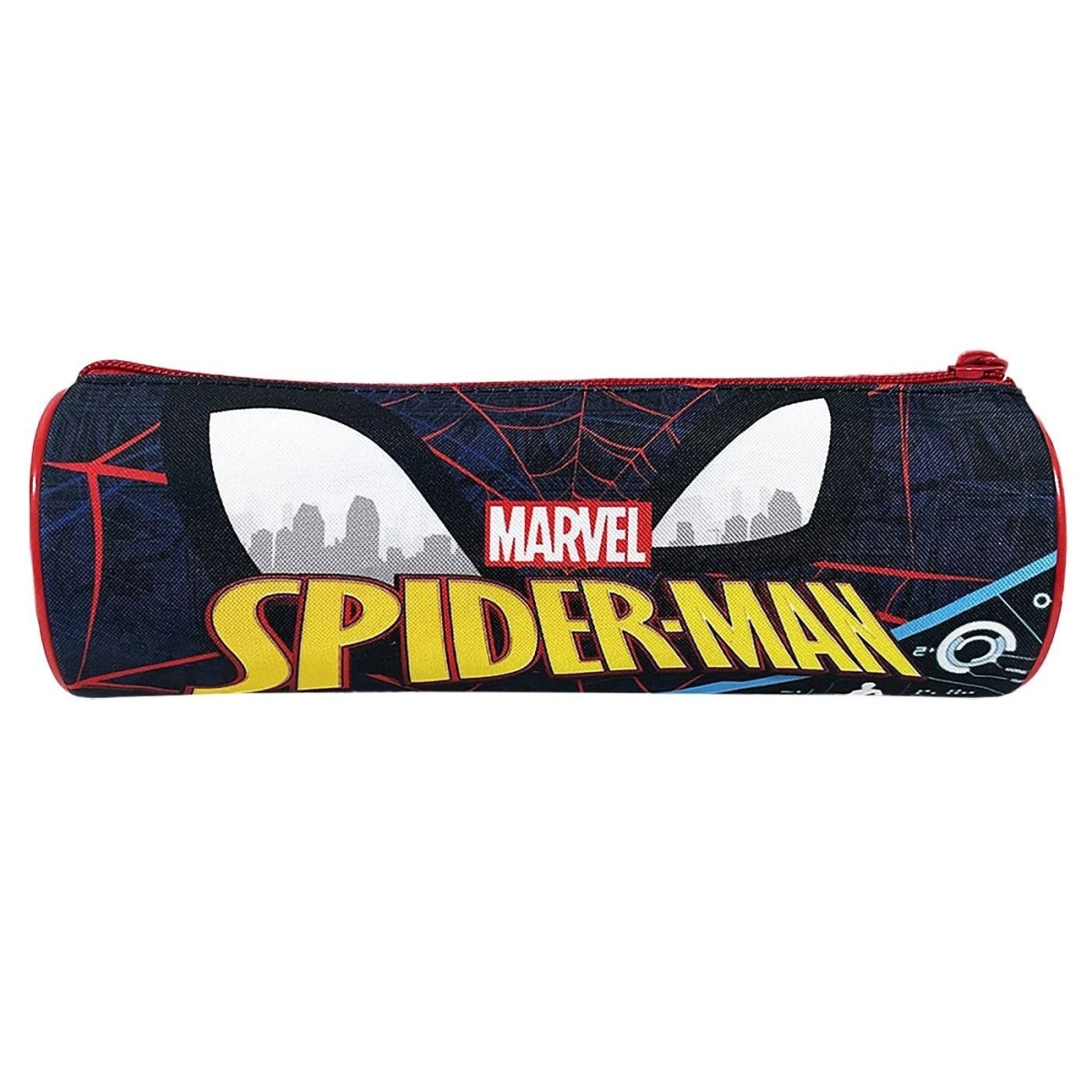 Κασετίνα Βαρελάκι Spiderman 23x8cm – Ανθεκτική Κασετίνα για Σχολικά Είδη