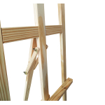 Ξύλινο Καβαλέτο Ζωγραφικής 48x52x145cm - Βάση Στήριξης για Πίνακες, Πινακίδες & Διαφημιστικά Πάνελ