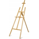 Ξύλινο Καβαλέτο Ζωγραφικής 48x52x145cm - Βάση Στήριξης για Πίνακες, Πινακίδες & Διαφημιστικά Πάνελ