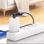 Hoco UA17 Μετατροπέας Double Lightning & Type-C σε USB-A Female – OTG & Μεταφορά Δεδομένων - Ασημί
