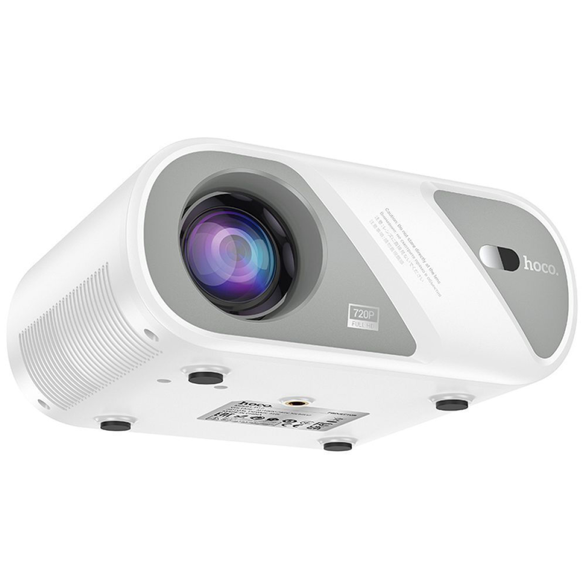Hoco DT1 Mini Projector LED με WiFi & Bluetooth – 140ANSI, Full HD - Λευκός