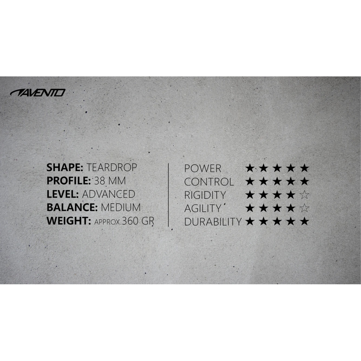Ρακέτα 12K Padel Avento Paragon - Image 5