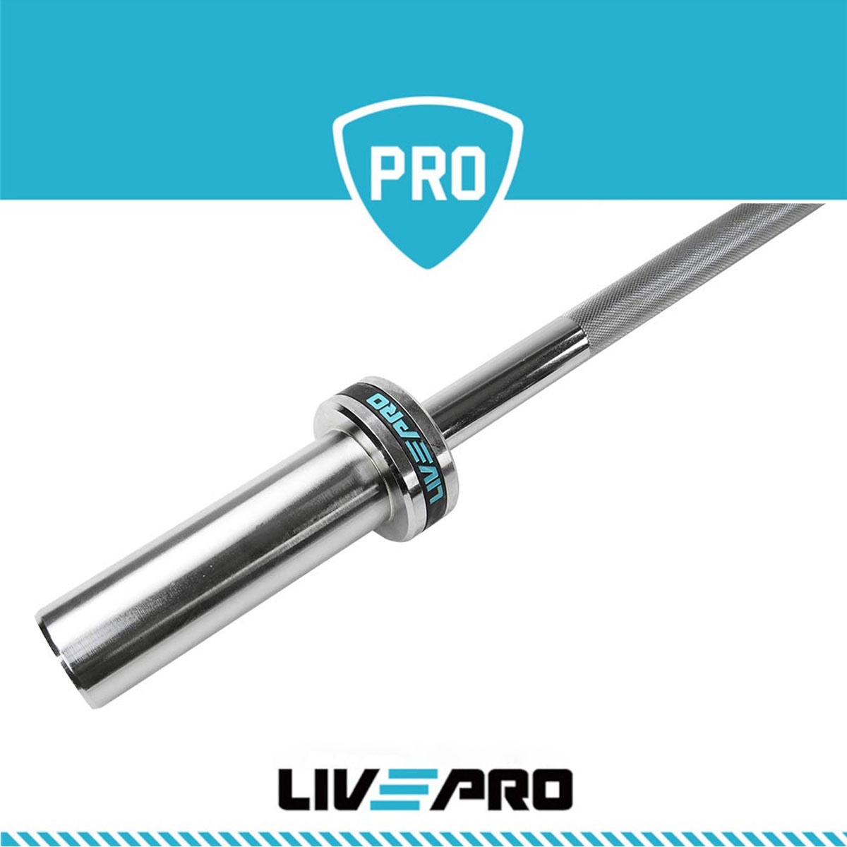 Live Pro Ολυμπιακή Μπάρα 120cm - Image 3