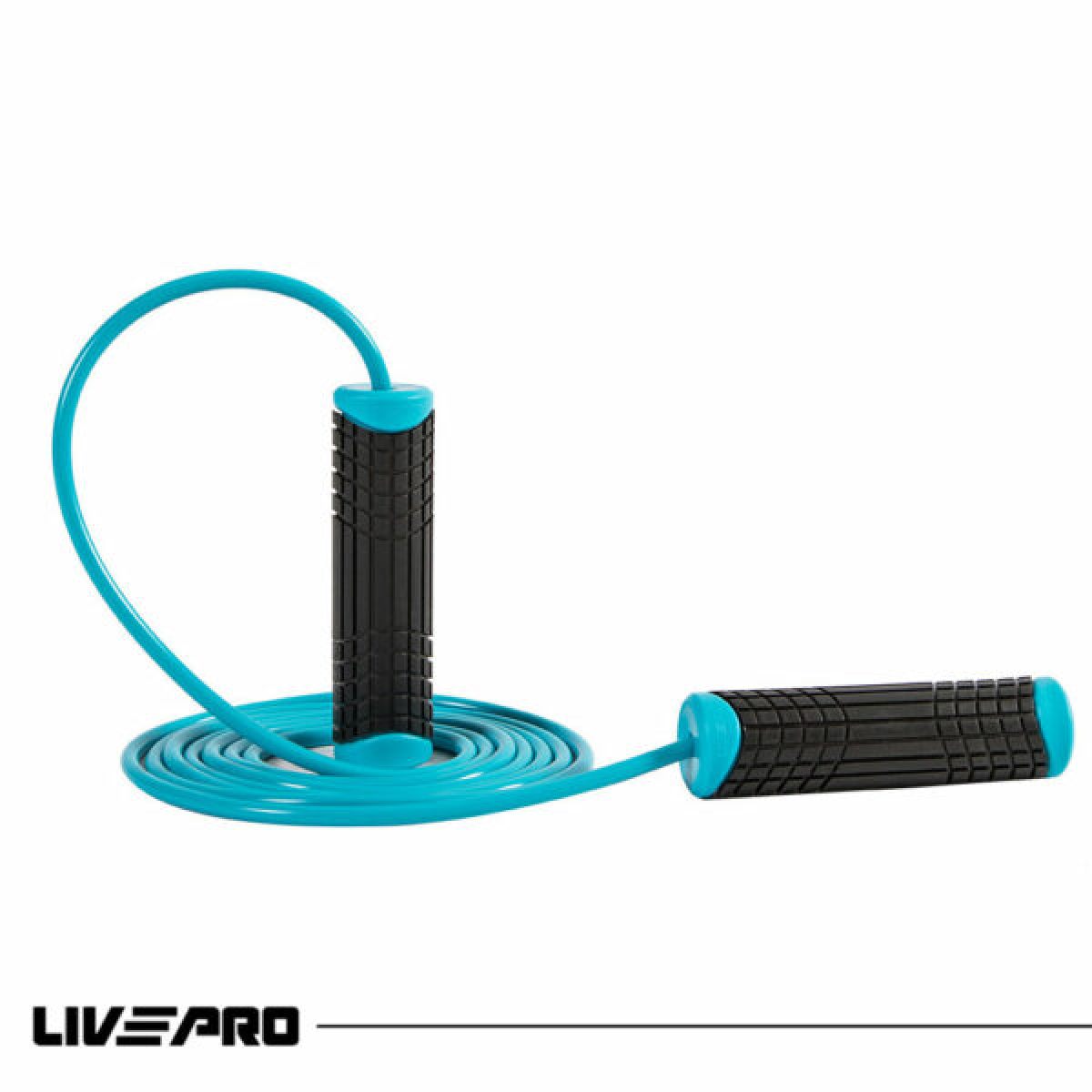 Live Pro Σχοινάκι Skipping PVC (Μαύρο/Μπλε) - Image 2