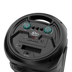 SING-E ZQS12201 Φορητό Bluetooth DJ Ηχείο 2×12″ 80W με Ισχυρό Μπάσο, Karaoke & LED Φωτισμό