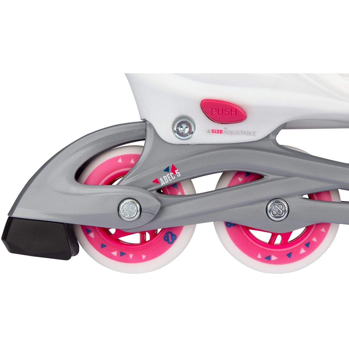 Nijdam Inline Skates Ρυθμιζόμενα "White Wedge" - Image 4
