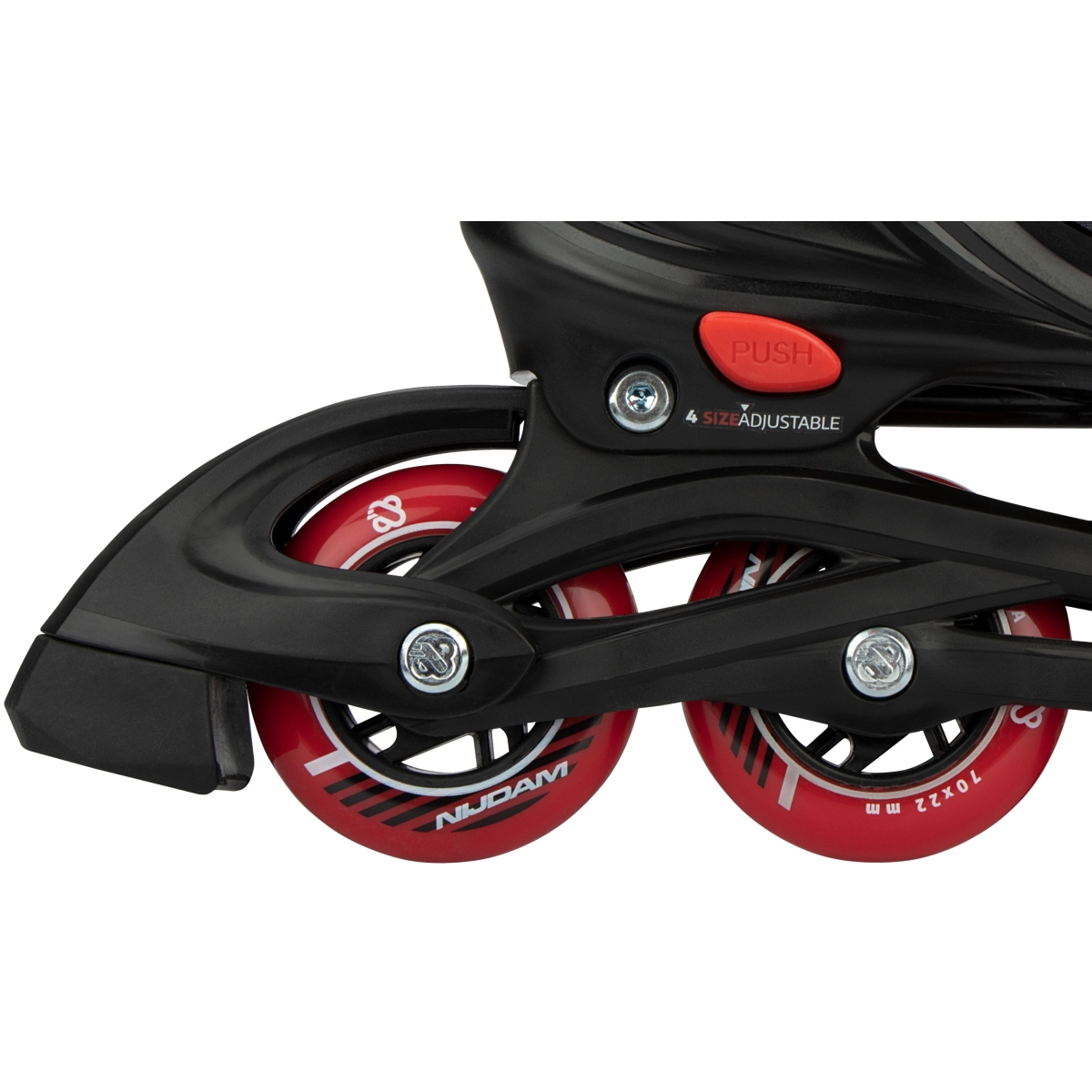 Nijdam Inline Skates Ρυθμιζόμενα 3-σε-1 "Street Shift" - Image 3