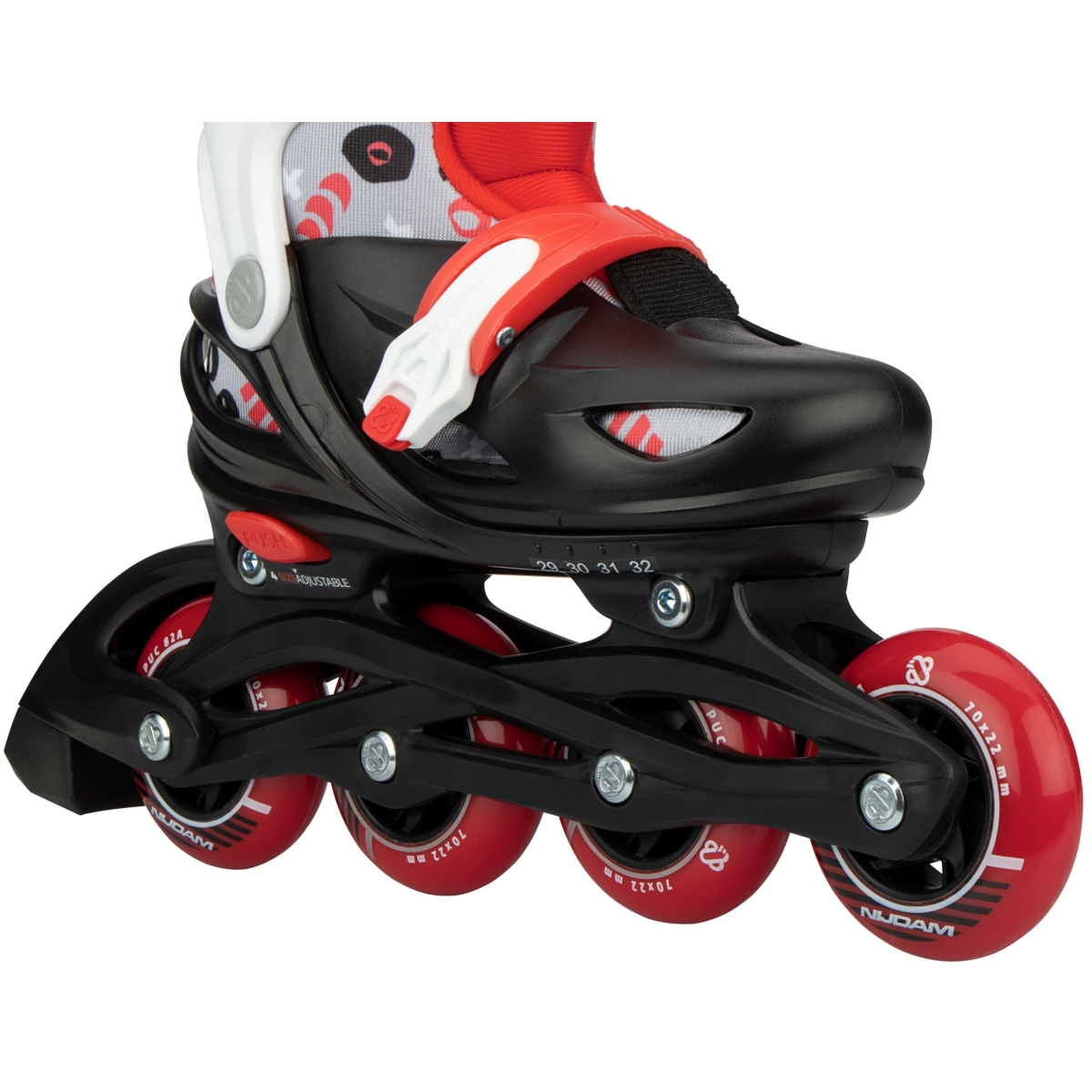 Nijdam Inline Skates Ρυθμιζόμενα 3-σε-1 "Street Shift" - Image 4