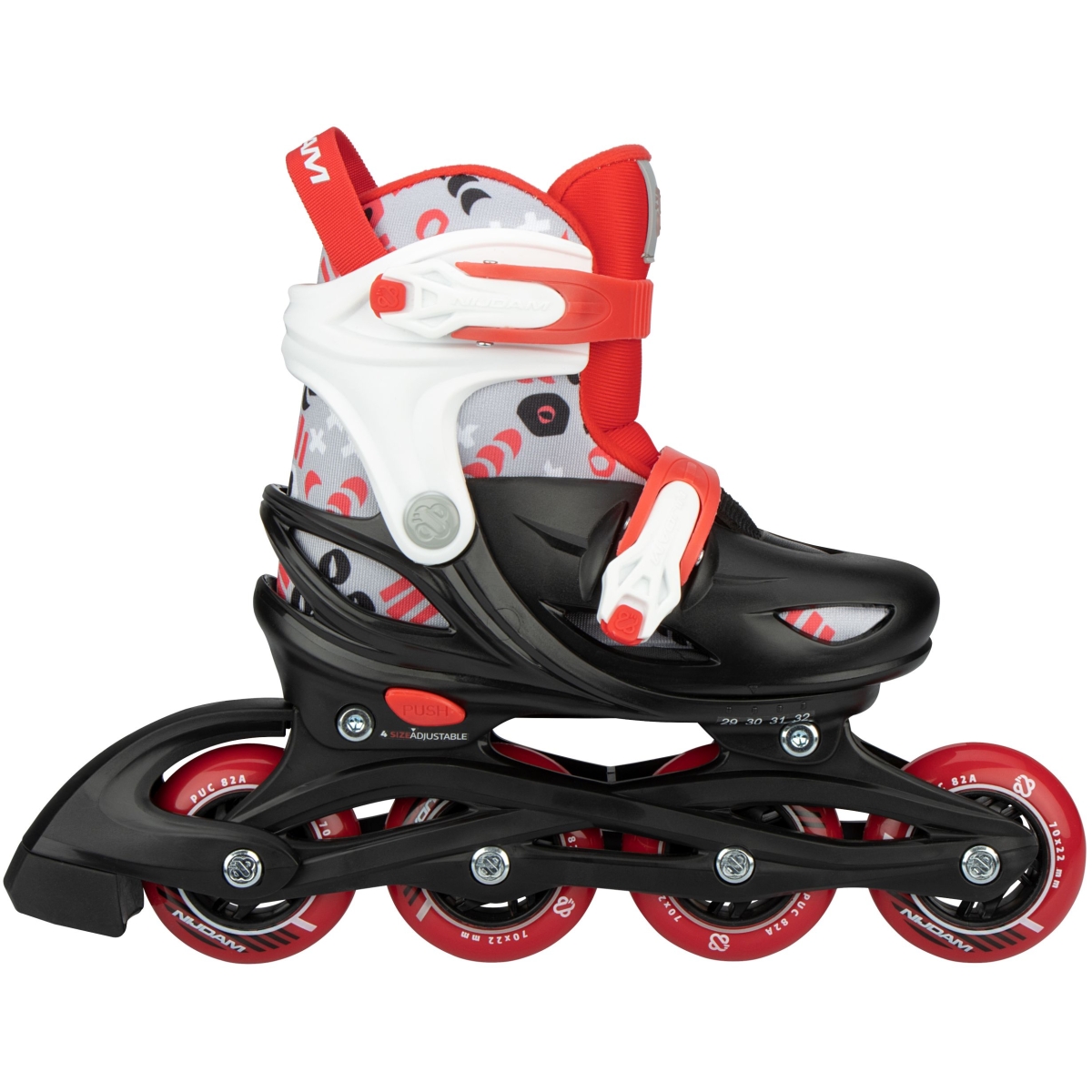 Nijdam Inline Skates Ρυθμιζόμενα 3-σε-1 "Street Shift" - Image 6