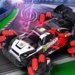 Τηλεκατευθυνόμενο Αυτοκίνητο RC Stunt Car 2.4GHz 4WD με Gesture Control, Φώτα, Ήχους & Εφέ Καπνού