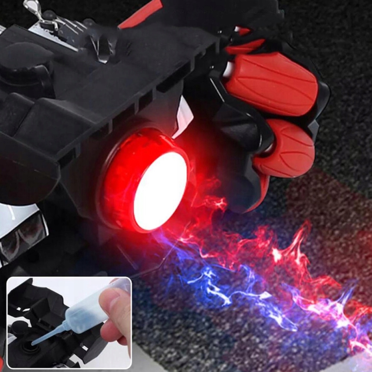 Τηλεκατευθυνόμενο Αυτοκίνητο RC Stunt Car 2.4GHz 4WD με Gesture Control, Φώτα, Ήχους & Εφέ Καπνού