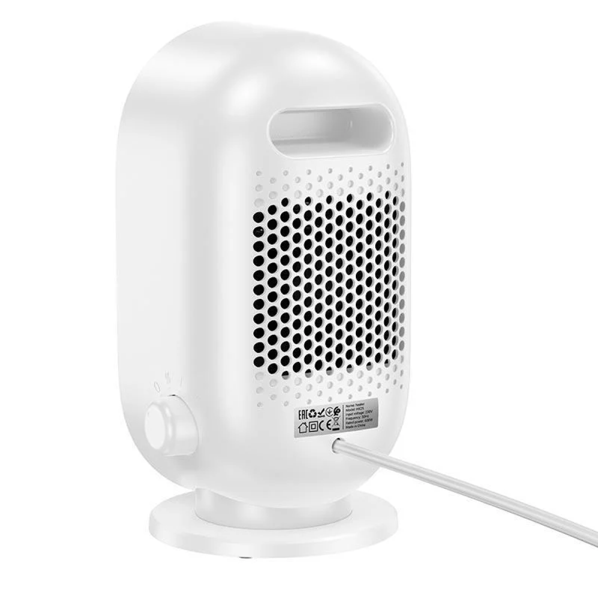 Αερόθερμο Δωματίου 3 Επιπέδων 600W Λευκό Hoco HX25