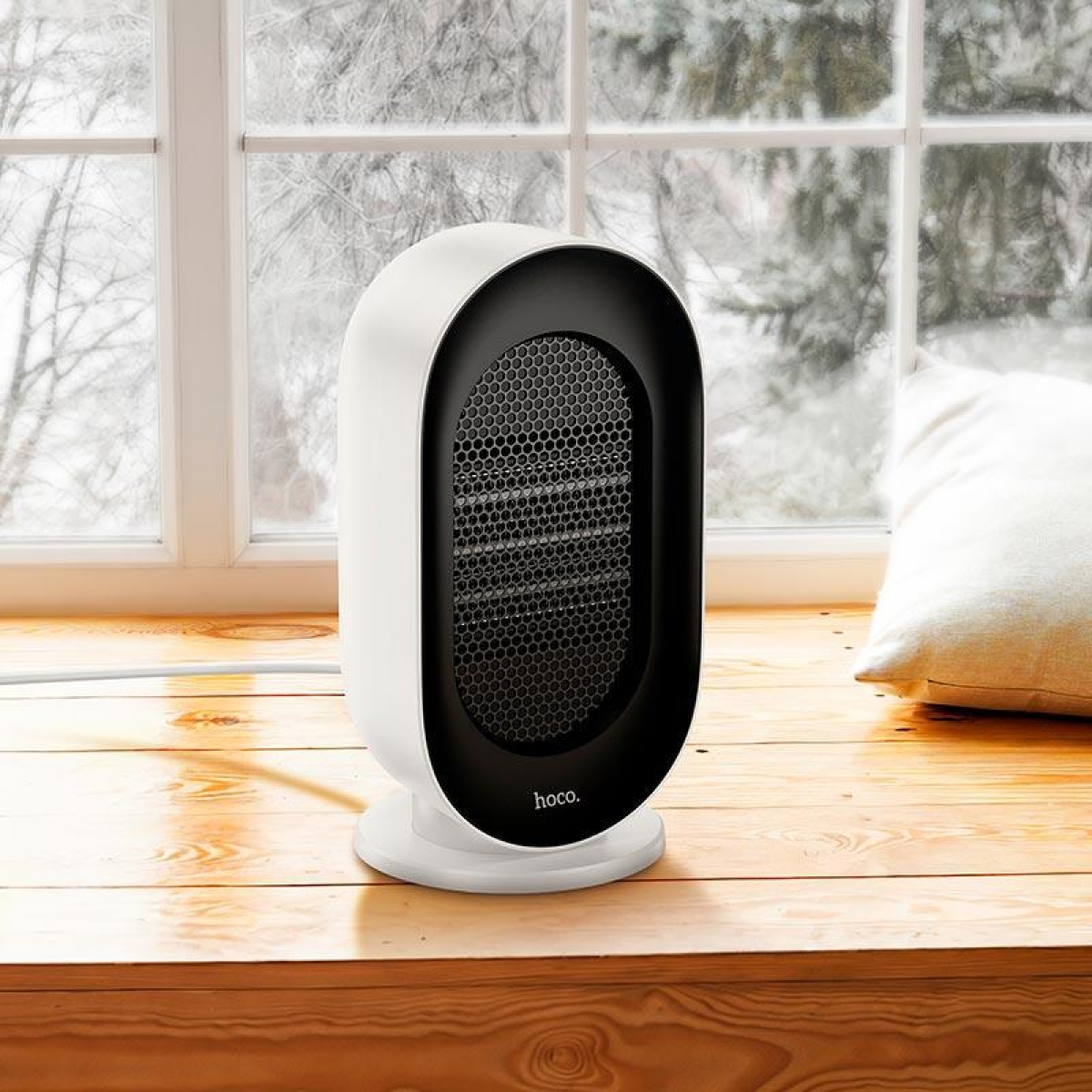 Αερόθερμο Δωματίου 3 Επιπέδων 600W Λευκό Hoco HX25