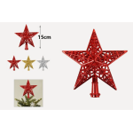 Αστέρι Χριστουγεννιάτικου Δέντρου Κόκκινο 15cm Kmt Style 289516