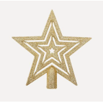 Αστέρι Χριστουγεννιάτικου Δέντρου Xρυσό 15cm Kmt Style 289515