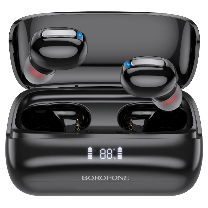 Ασύρματα Ακουστικά Bluetooth In-Ear Μαύρα Borofone Be55 Perfect Tws